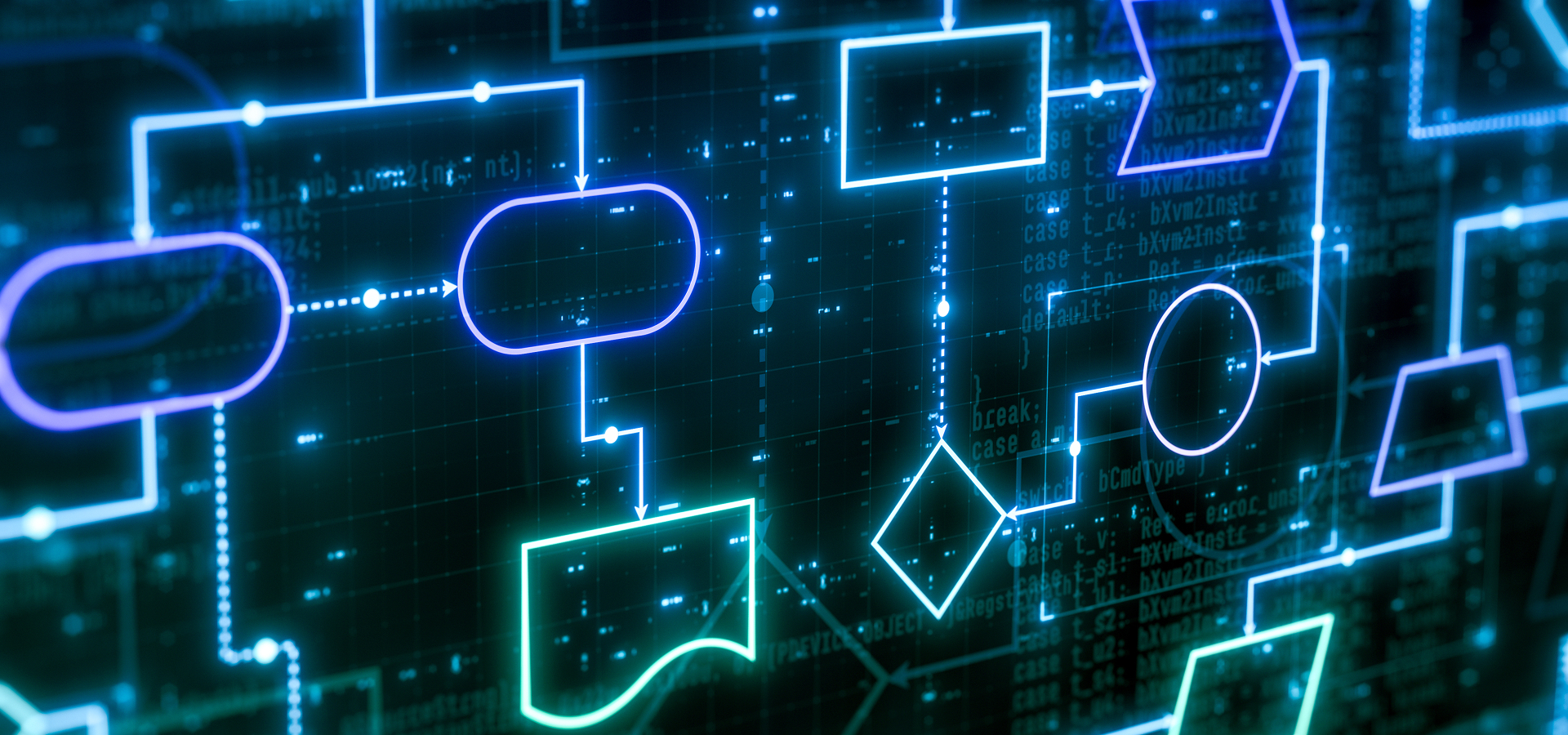 Girl touching a network diagram with her finger.